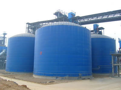 清河水泥钢板库改造